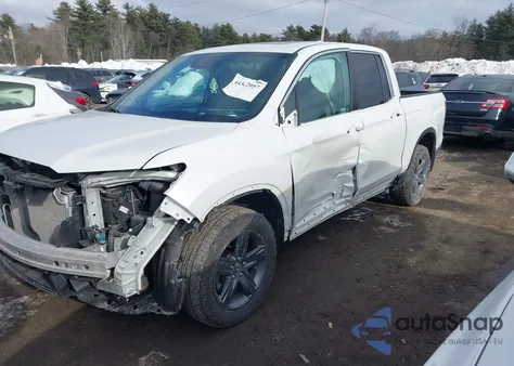 2022 Honda Ridgeline Rtl из США, поврежденный, VIN 5FPYK3F59NB032138